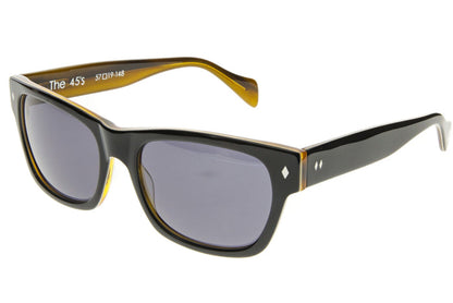 The 45's - Black + Honey Tortoise / Smoke Polarized Lenses