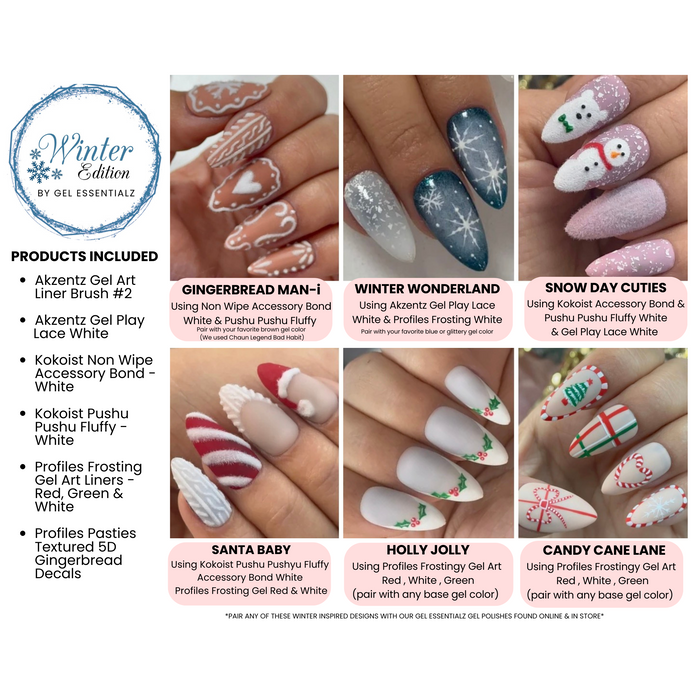 The Essentialz Edit - Winter Edition ⛄️🎄-Nail Art Kits & Accessories-Gel Essentialz-Gel Essentialz