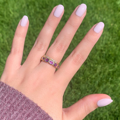 The Usual | Round | Extra Short neutral lavender grey extra short round press-on nails for easy at-home manicure