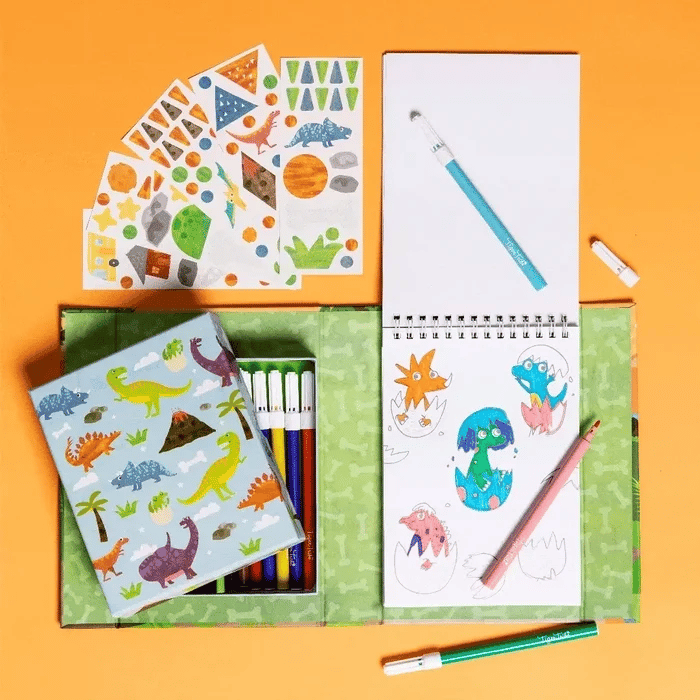 Tiger Tribe Colouring Set - Dinosaurs