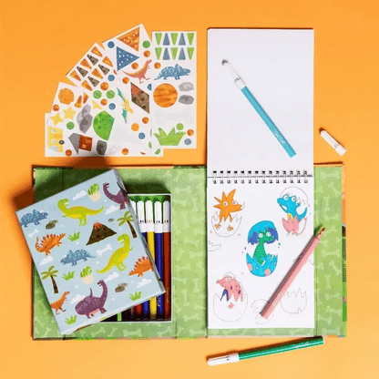 Tiger Tribe Colouring Set - Dinosaurs