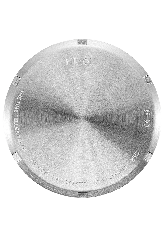 Time Teller Solar - Silver / White Lume