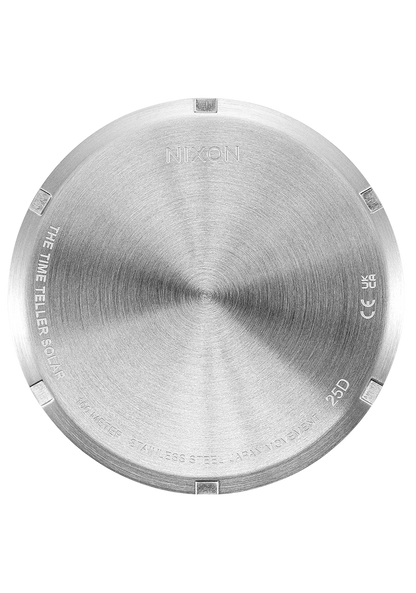 Time Teller Solar - Silver / White Lume