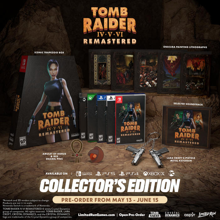 Tomb Raider IV-VI Remastered Collector's Edition (Switch, PS5, PS4, Xbox, PC)