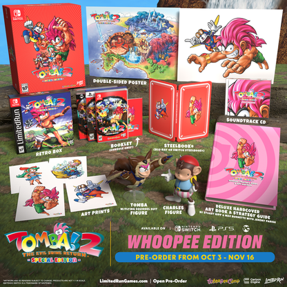Tomba! 2: The Evil Swine Return Special Edition Whoopee Edition (Switch, PS5, PC)
