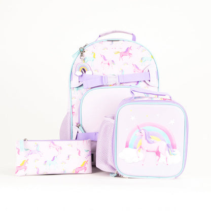 Tracker Rainbow Unicorn 4-Piece Backpack Set - Bentley