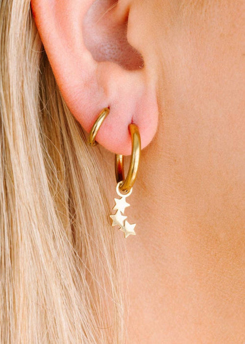 Triple Star Charms
