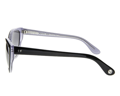 Ultra Lux - Black + Bone / Gradient Smoke Lenses