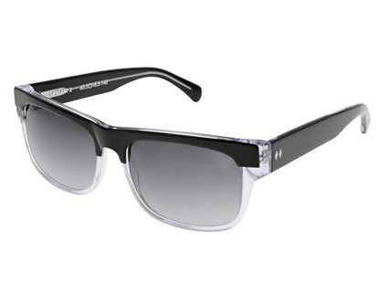 Tres Noir - Upstart X - Black + Clear w/ Smoked Gradient Lens - Angled