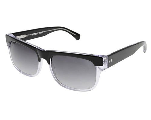 Tres Noir - Upstart X - Black + Clear w/ Smoked Gradient Lens - Angled