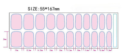UV-free gel nail Pink Ombre