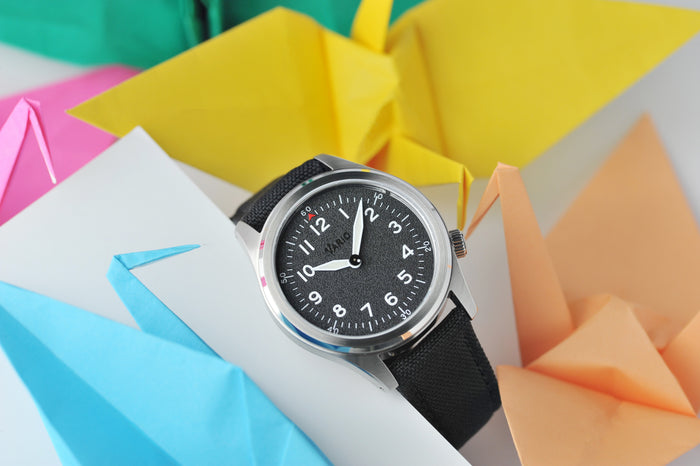 Vario A11-S Solar Quartz Field Watch black