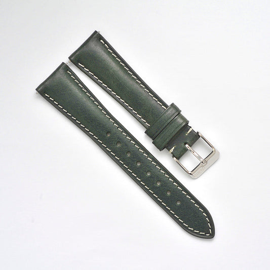 Vario Vintage Veg Tan Embossed Italian Leather green