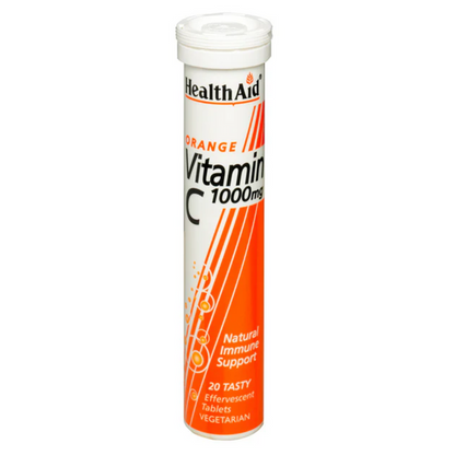Vitamin C 1000mg - Effervescent (Orange Flavour) Tablets (T)