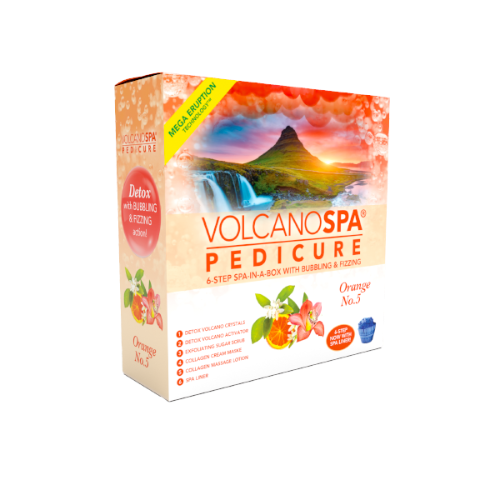 Volcano Pedicure Spa 6 Steps  Orange No.5