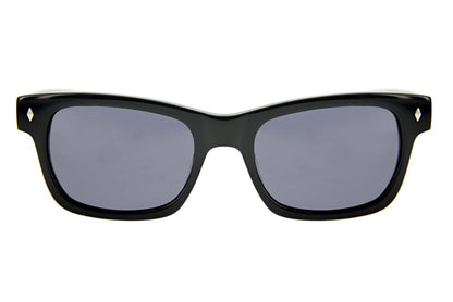 Waycooler - Mooneyes x Tres Noir - Black + Yellow - Polarized Smoke Lens Front