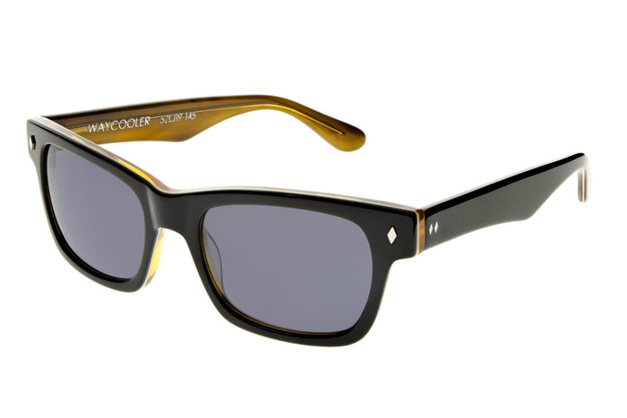 Waycooler Black + Honey Tortoise / Polarized Lenses
