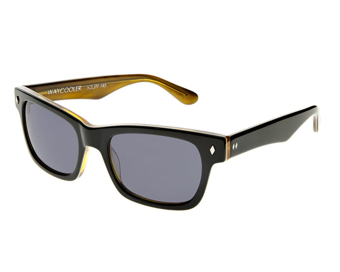Waycooler Black + Honey Tortoise / Smoke Lenses