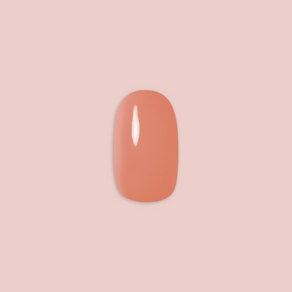 World Lit Jelly - Press-On | Short | Round sheer mauve false nail with glossy finish for easy at home mani