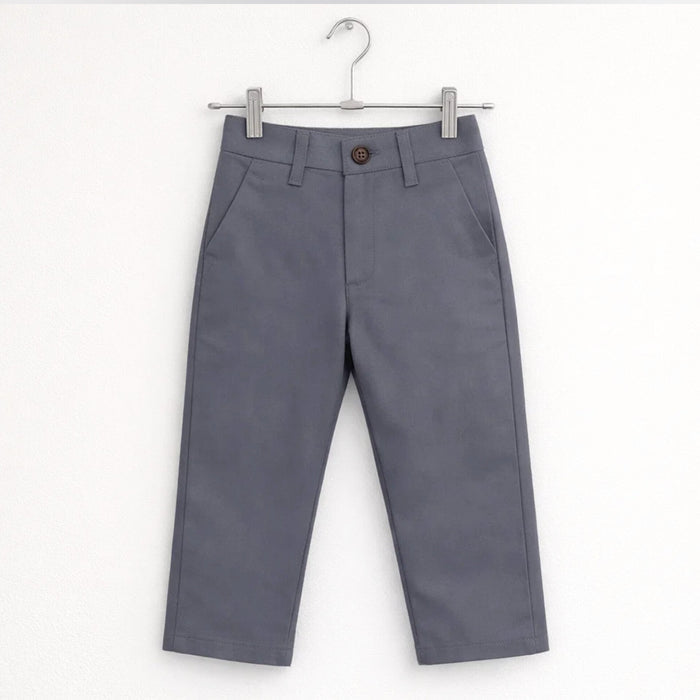 Yohan - Cotton Pant - Greyish Blue - (1-8Y)