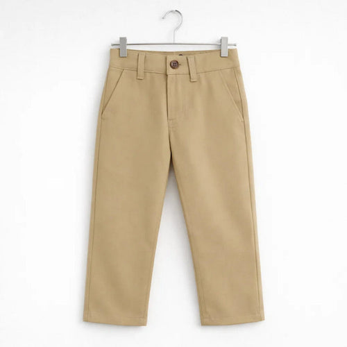 Yohan - Cotton Pant - Khaki - (1-8Y)