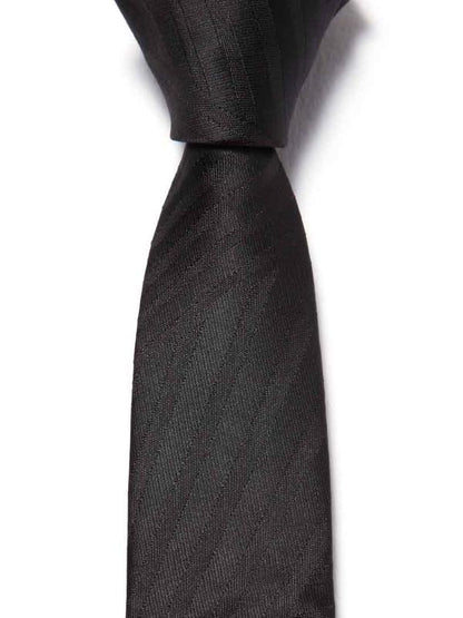 ZOD! Structure Black Microfibre Tie
