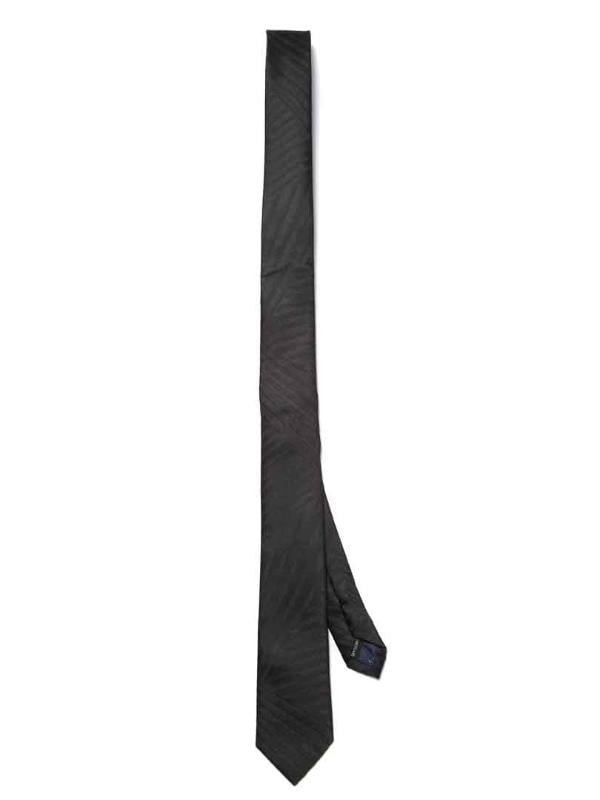 ZOD! Structure Black Microfibre Tie