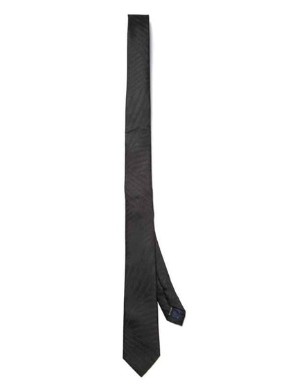 ZOD! Structure Black Microfibre Tie