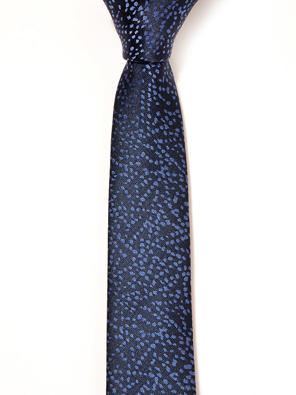 ZOD! Structure Navy Microfibre Tie