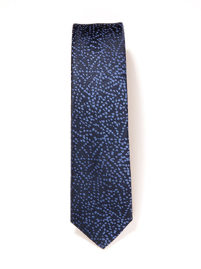 ZOD! Structure Navy Microfibre Tie