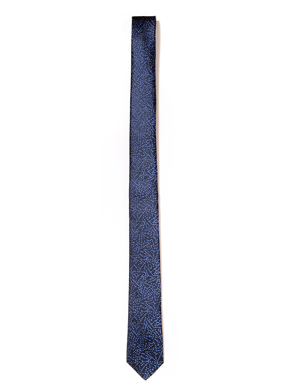 ZOD! Structure Navy Microfibre Tie