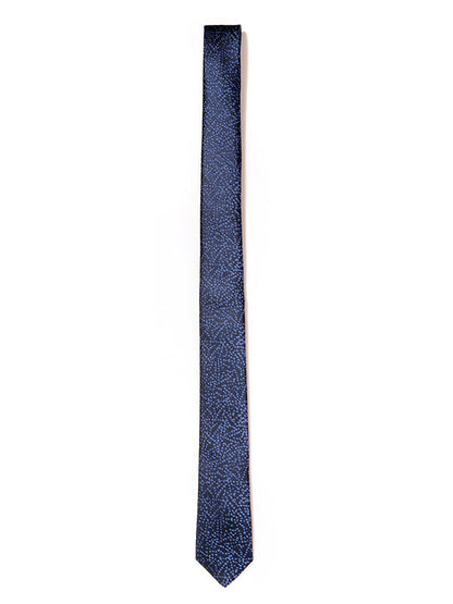 ZOD! Structure Navy Microfibre Tie