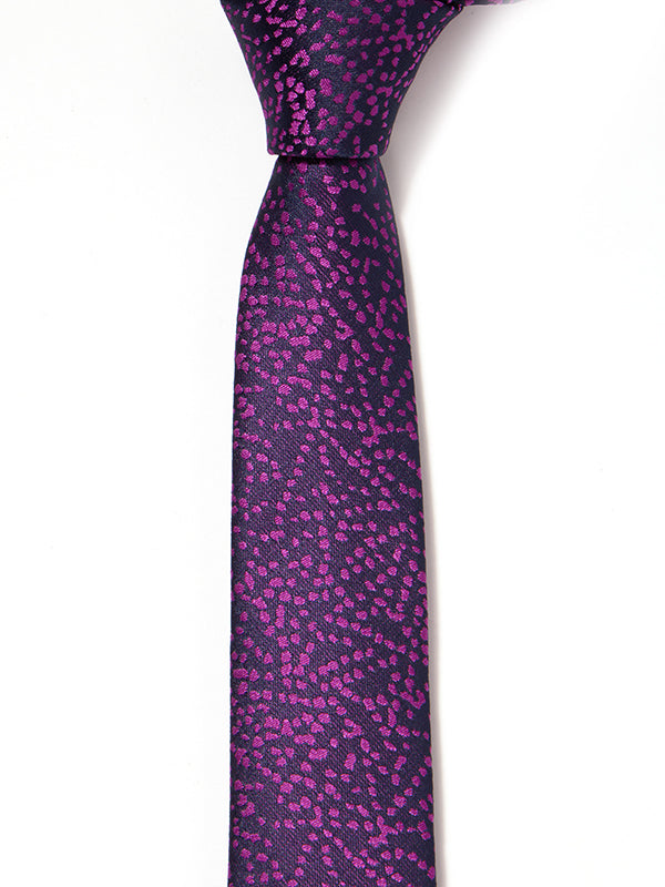 ZOD! Structure Purple Microfibre Tie