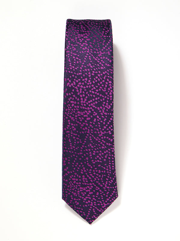 ZOD! Structure Purple Microfibre Tie